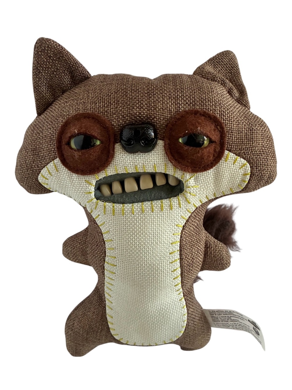 Fuggler Fart Face Series 1 "Suspicious Fox" Chase Farting Stuffed Animal Works